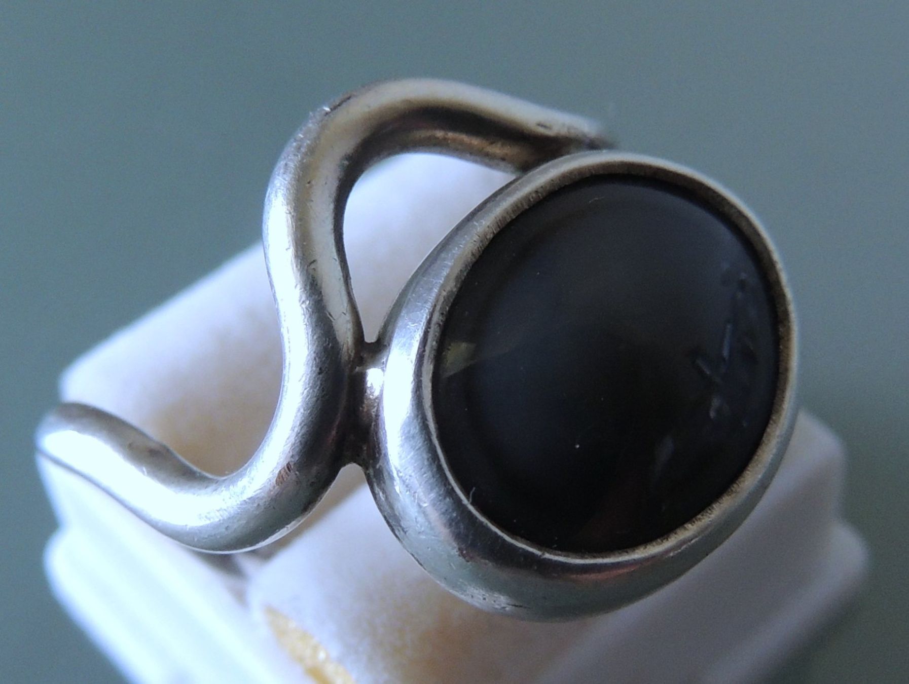 Ringe: Augen-Obsidian Silber 925 Fingerring Gr. 57 – Gebraucht aus Waldenburg von schaller707 2