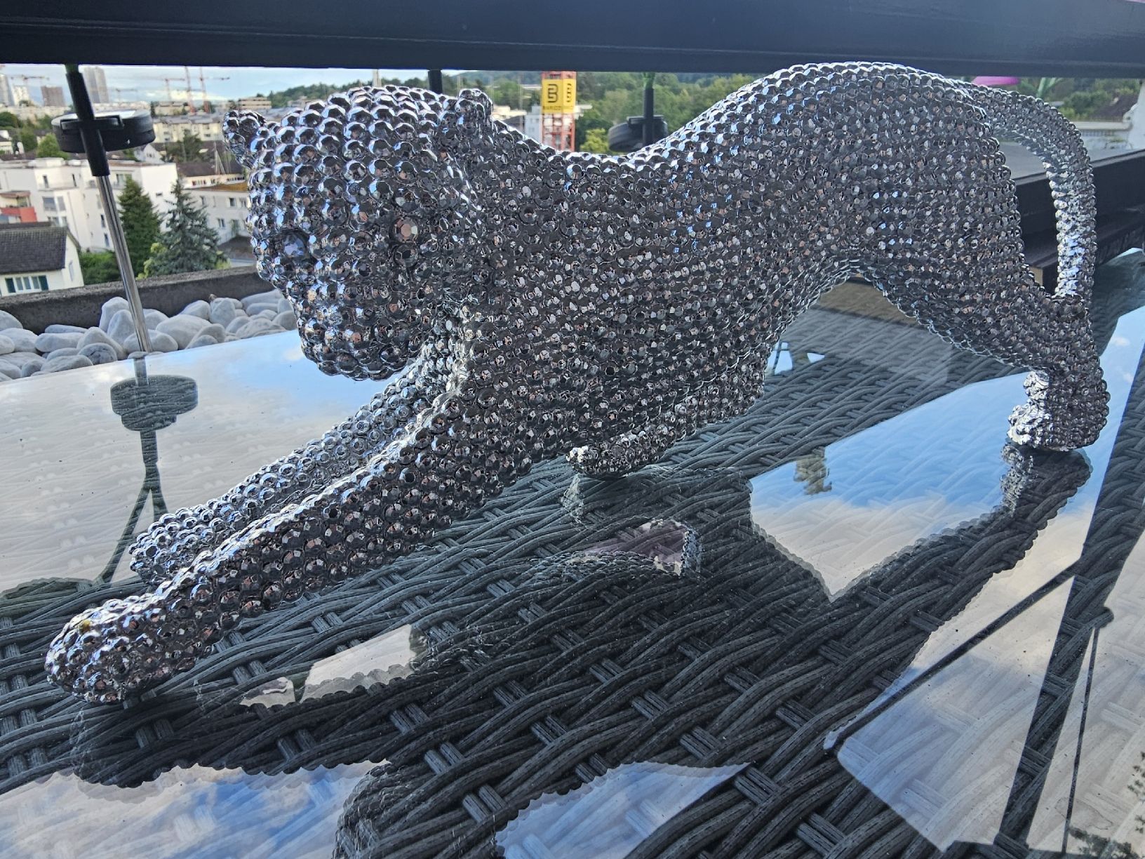 Tutte le decorazioni: Glänzender Panther-Figur Deko-Objekt – Usato da Zürich venduto da gtop