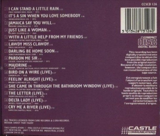 CD: Joe Cocker – The Collection - Vergriffen - b – Usato da Brittnau venduto da Zibu 1