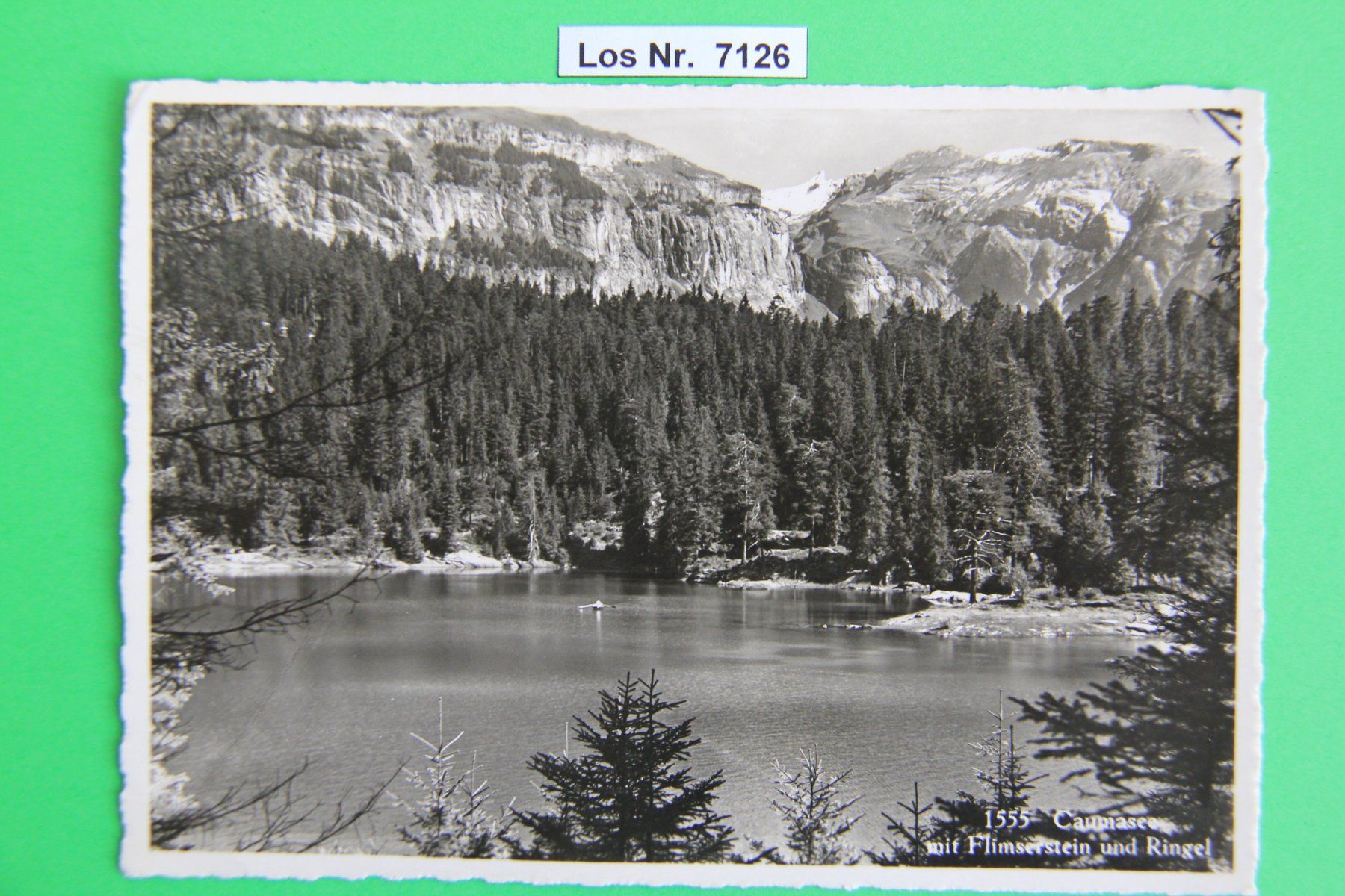 Cartoline postali: CH Ansichtskarte Caumasee 30iger Jahre              Los 7126 – Usato da Volken venduto da jukon65
