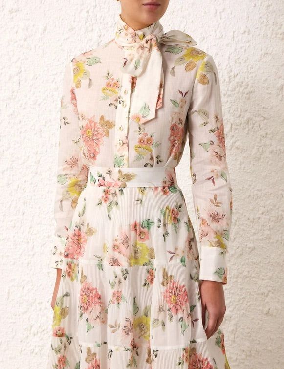 Zimmermann Blusen: Zimmermann Floral Blouse – Gebraucht aus St.Josefen von lop_lh8d 1