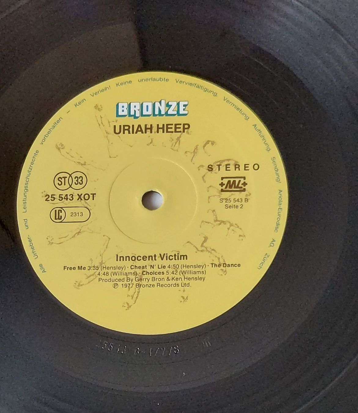 Dischi in vinile: LP - URIAH HEEP - INNOCENT VICTIM – Usato da Steckborn venduto da Quo7 2