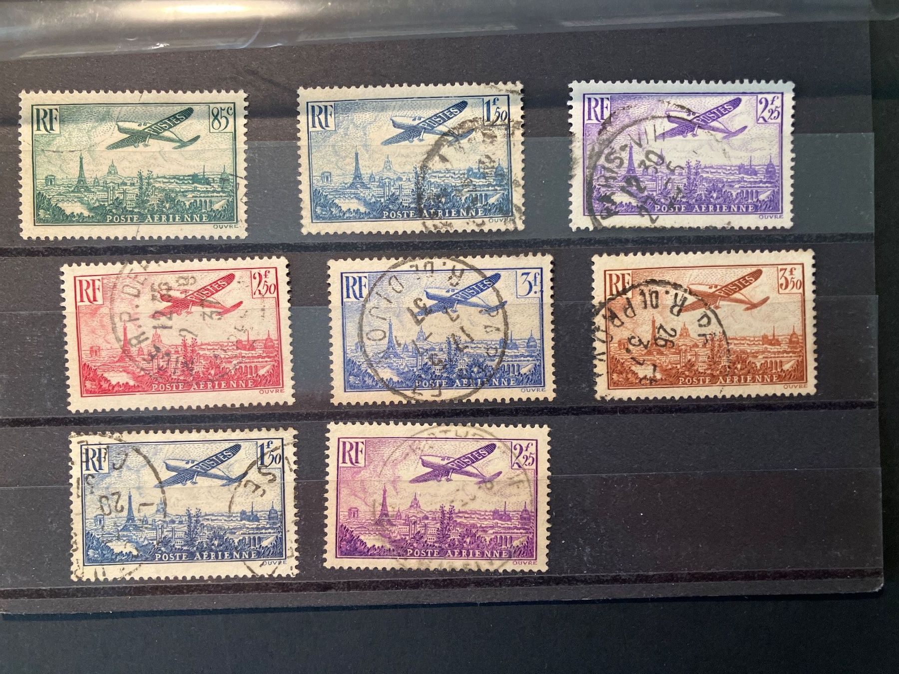 Alle Briefmarken: Frankreich Flugpost – Gebraucht aus Baar von Ramona10