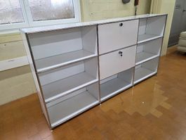 Designer Regal Quadro / System4 weiss