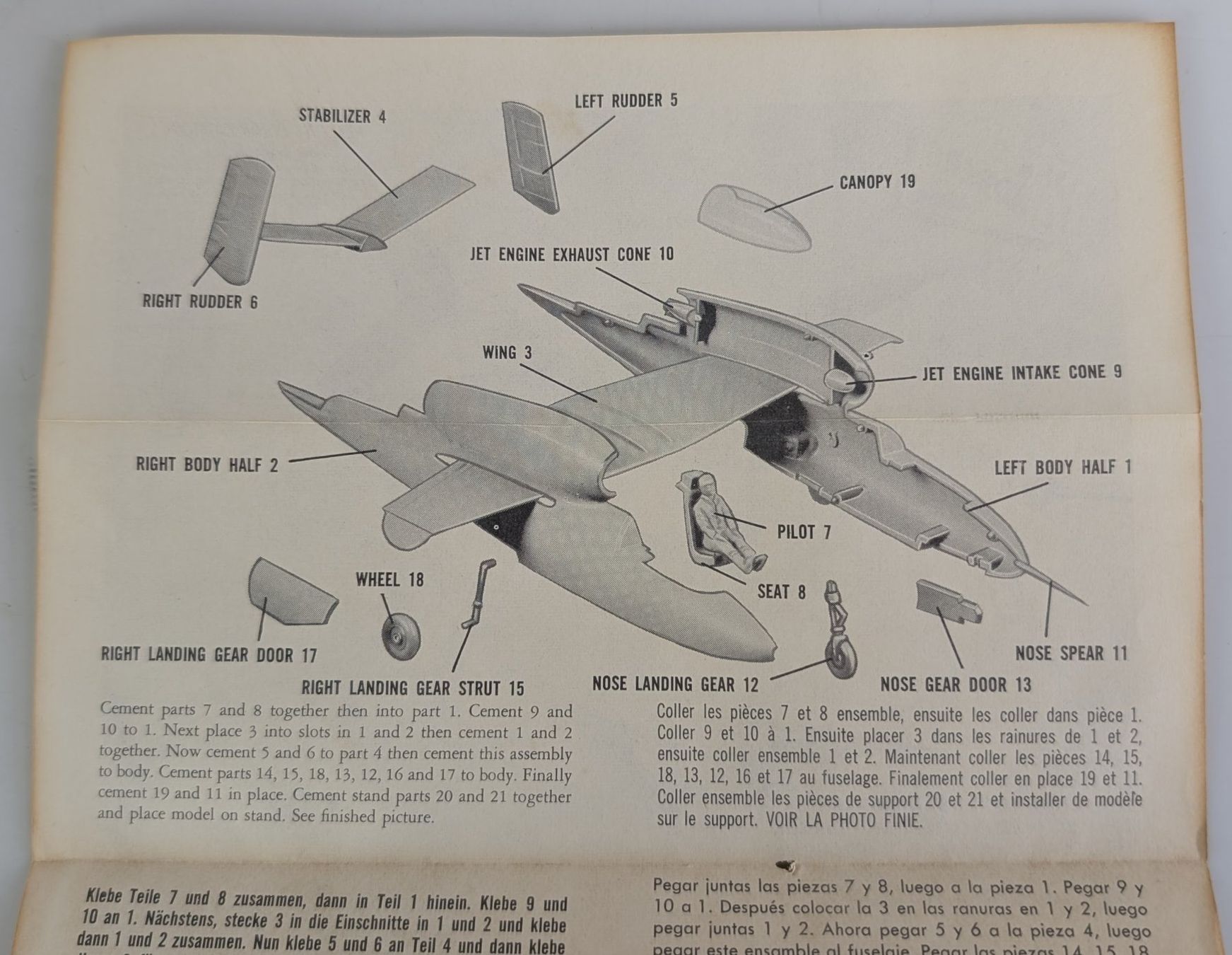 Kit di modellismo & Modellini statici: 1965 Lindberg 1/72 Scale Heinkel HE 162 Model Kit – Nuovo (secondo la descrizione) da Zürich venduto da 1.Simon 9
