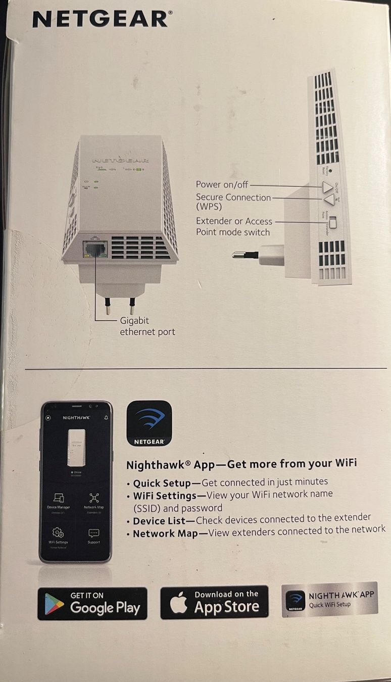 Netgear Wlan: Netgear Mesh Extender AC1750 Dual Band – Neu (gemäss Beschreibung) aus Veyrier von ren_5ctl 3
