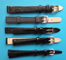 5 x Damen-Uhrenband, verschieden (Bandanstoss: 12 mm)