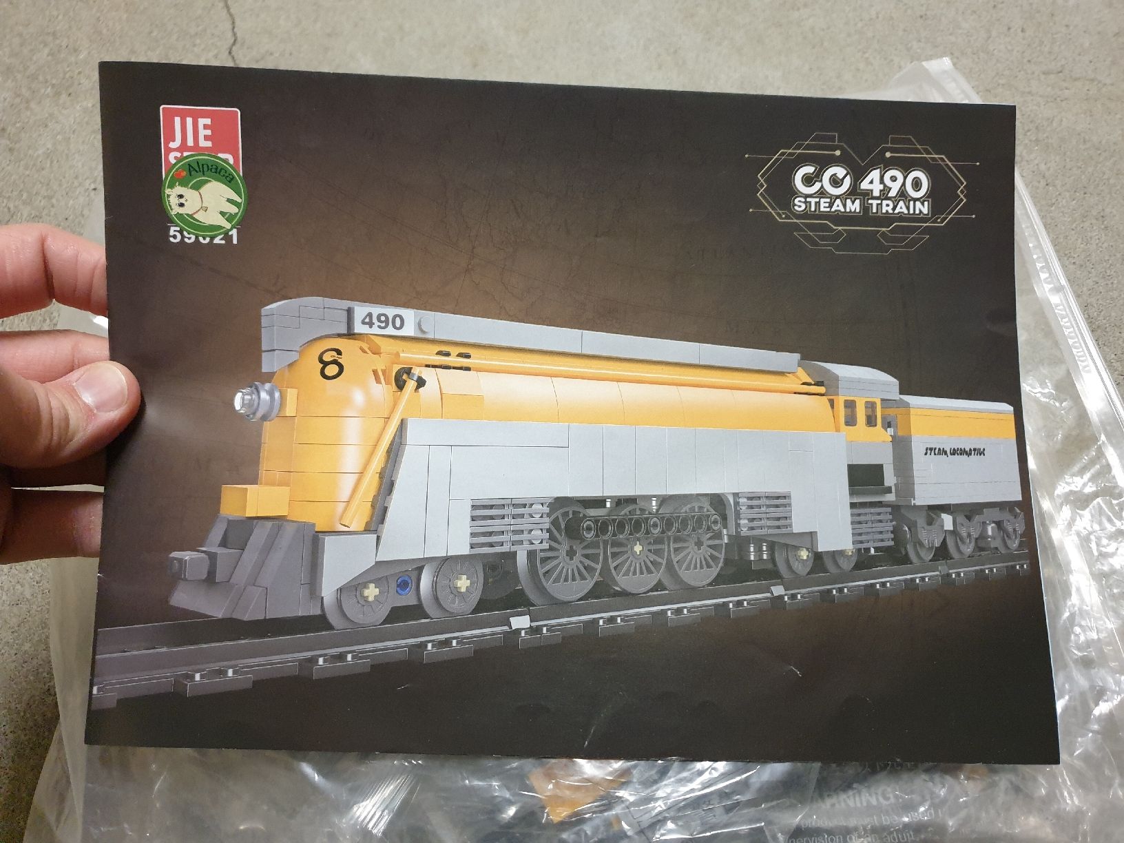 Kit di costruzioni: Lego ähnliche Dampflok – Nuovo e nell'imballaggio originale da Ittigen venduto da Ziok187