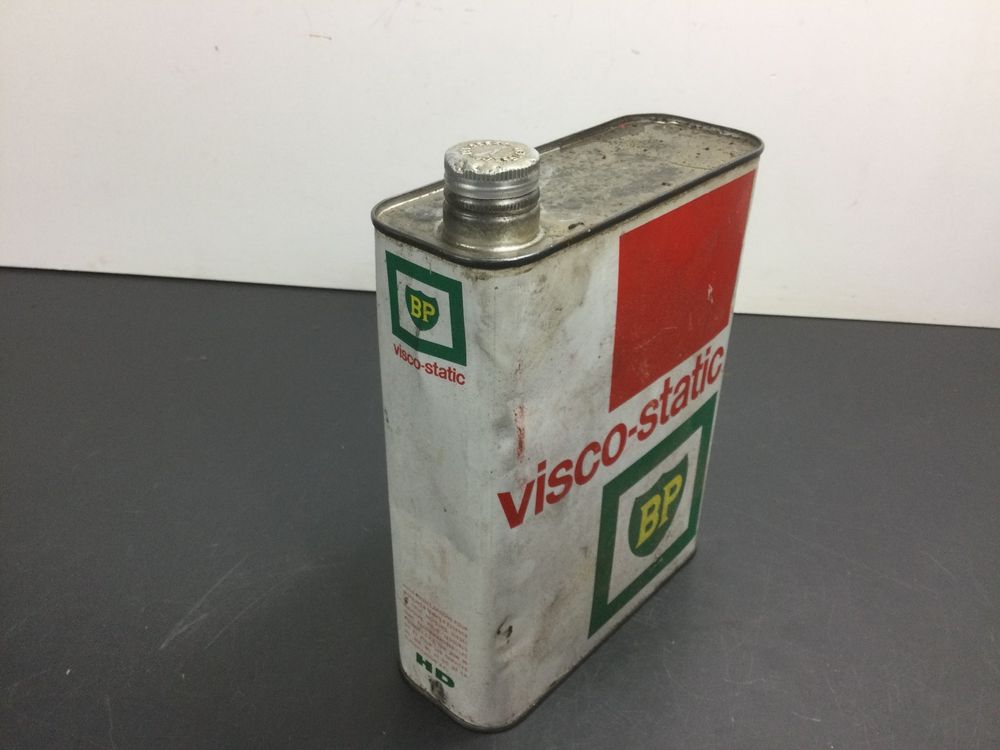Alter Blech Öl Kanister von PB Visco- Static