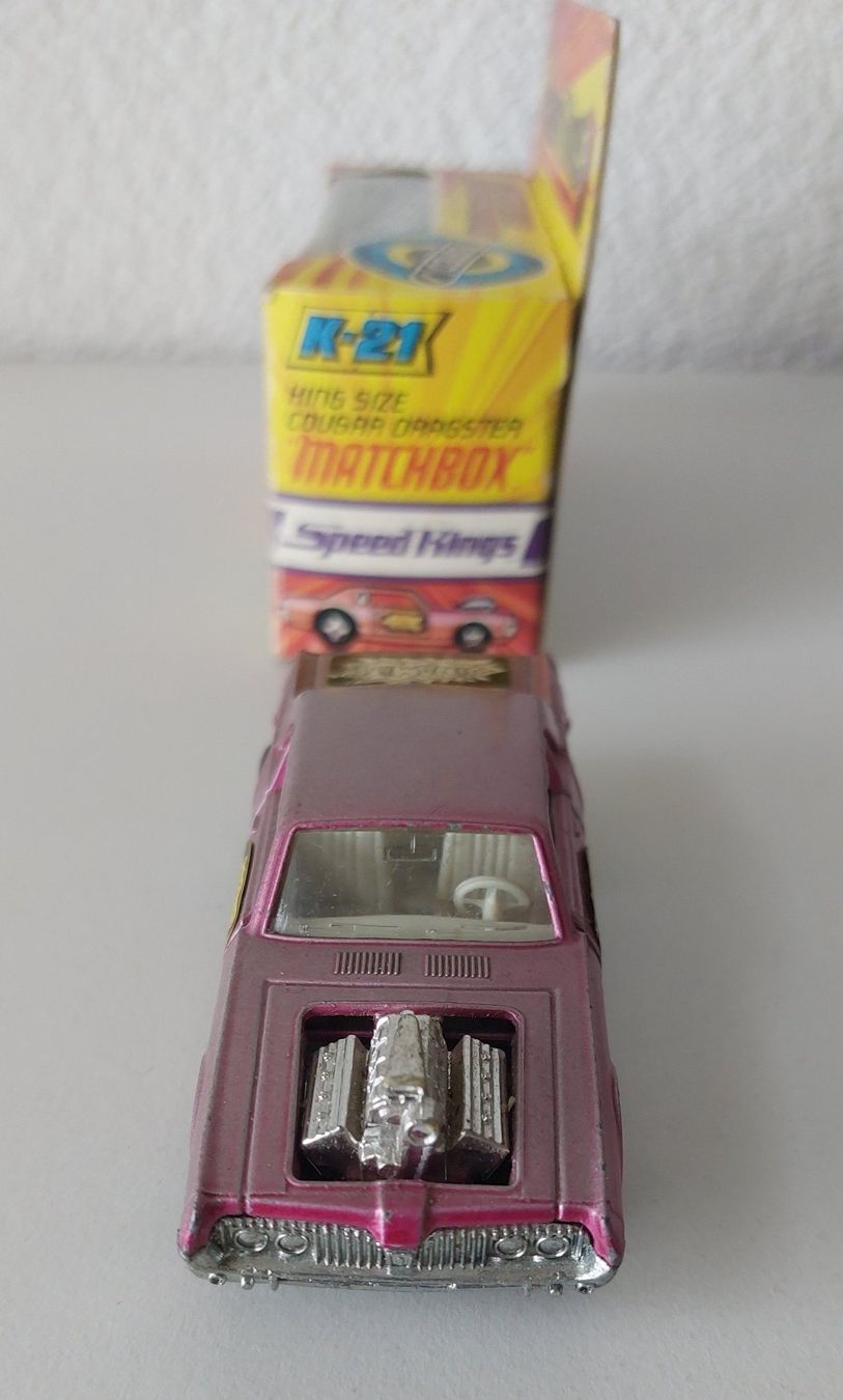 Matchbox Modellini d'auto: MATCHBOX SPEED KINGS K-21 COUGAR DRAGSTER mit Box – Nuovo e nell'imballaggio originale da Schenkon venduto da Elbarto007 2