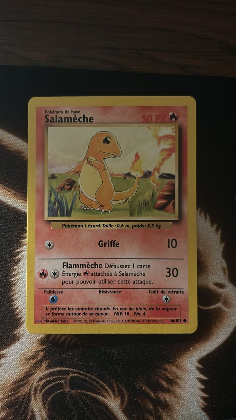 Pokémon Carte collezionabili: Pokémon Salamèche Set de Base Français 1999 – Usato da Sullens venduto da jov_m2wm
