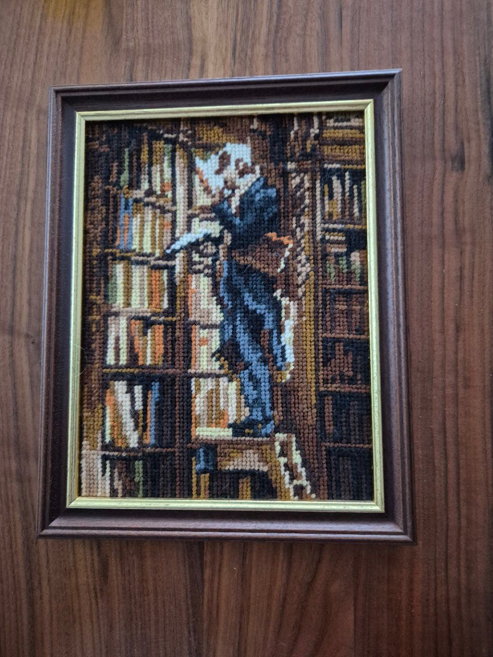 Foto & Immagini: Gobelin Bücherwurm Bild – Usato da Lalden venduto da aneleh58