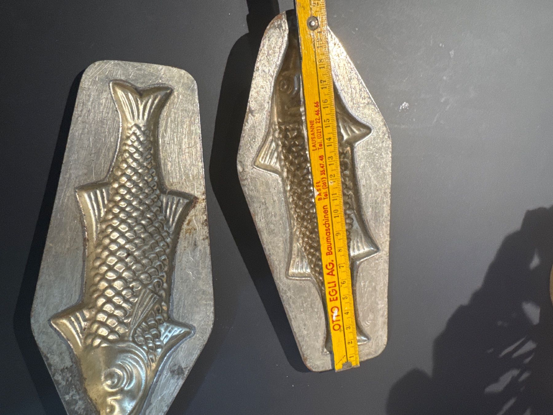 Teglie da forno: Ancien Moule chocolat poisson 18cm – Usato da Lajoux JU venduto da Briard0 2
