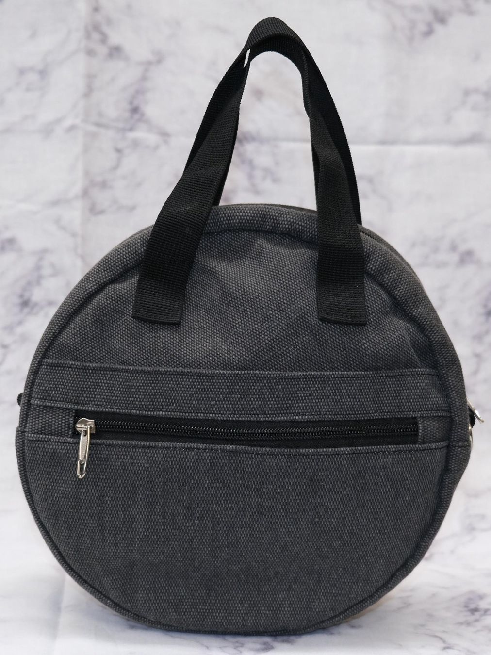 Taschen für Damen: Runde Tasche als Handtasche oder Umhängetasche, aus Stoff – Neu (gemäss Beschreibung) aus Zürich von Masala-Oase 2