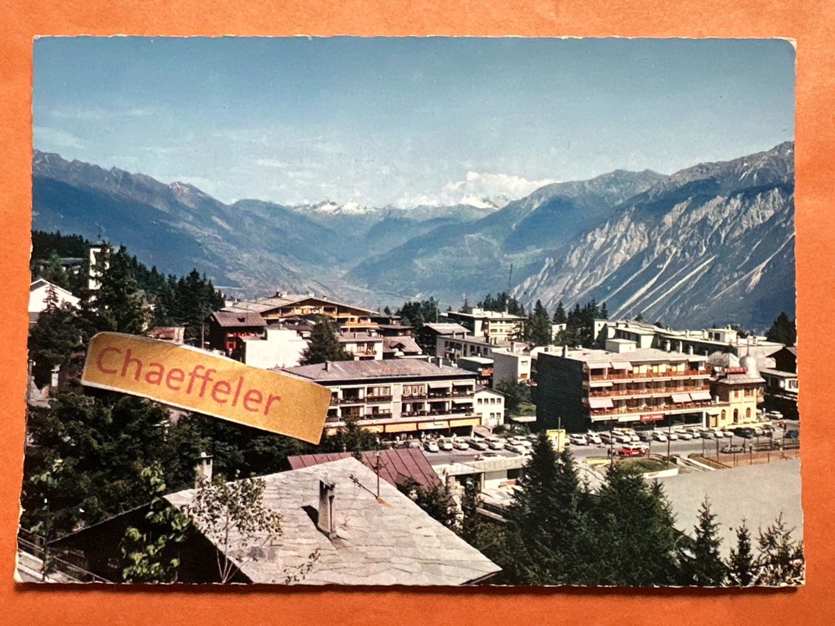 Cartoline postali: 1967. Montana. 1997 - Vue générale – Usato da Zürich venduto da Chaeffeler
