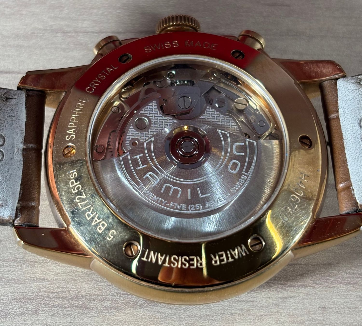 Hamilton Orologi: Hamilton Jazzmaster Chronograph Automatic H406760 – Full Set – Usato da Biel/Bienne venduto da new-life 5