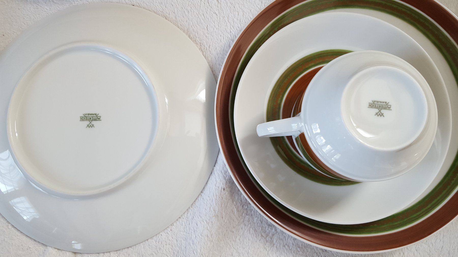 Set di piatti: Teller und Tassen, Mitterteich Bavaria – Usato da Schönengrund venduto da Liane63 2