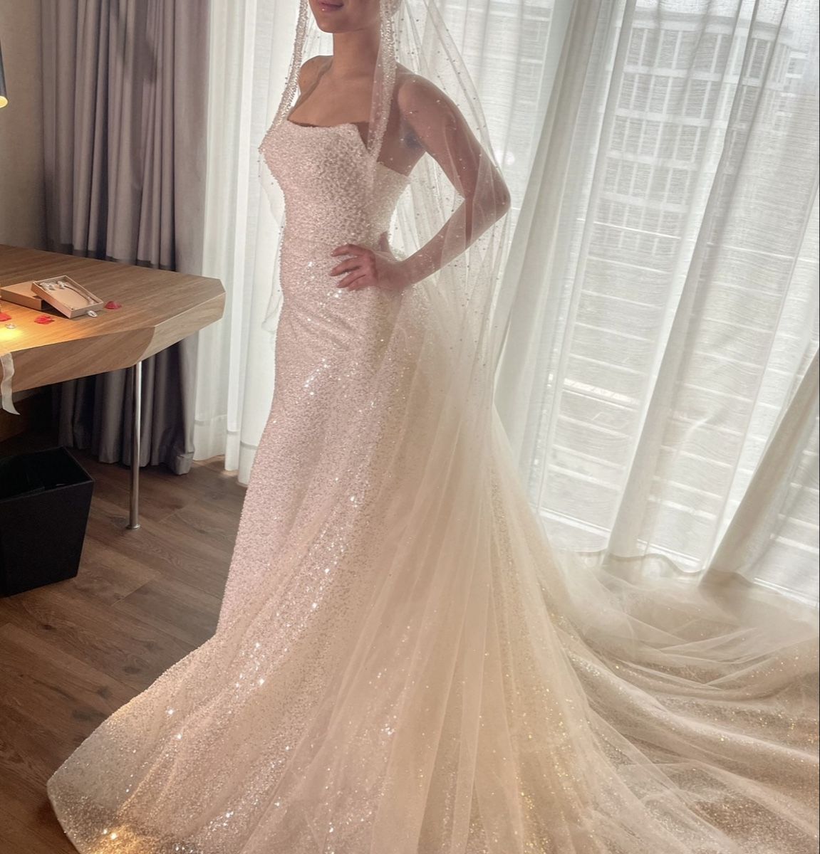 Vestiti: Hochzeitskleid inkl Schleppe – Usato da Liestal venduto da sha_92sb