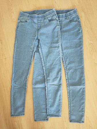 Mädchen Jeans/Jeggins hellblau Gr 158 & 164 wie NEU!