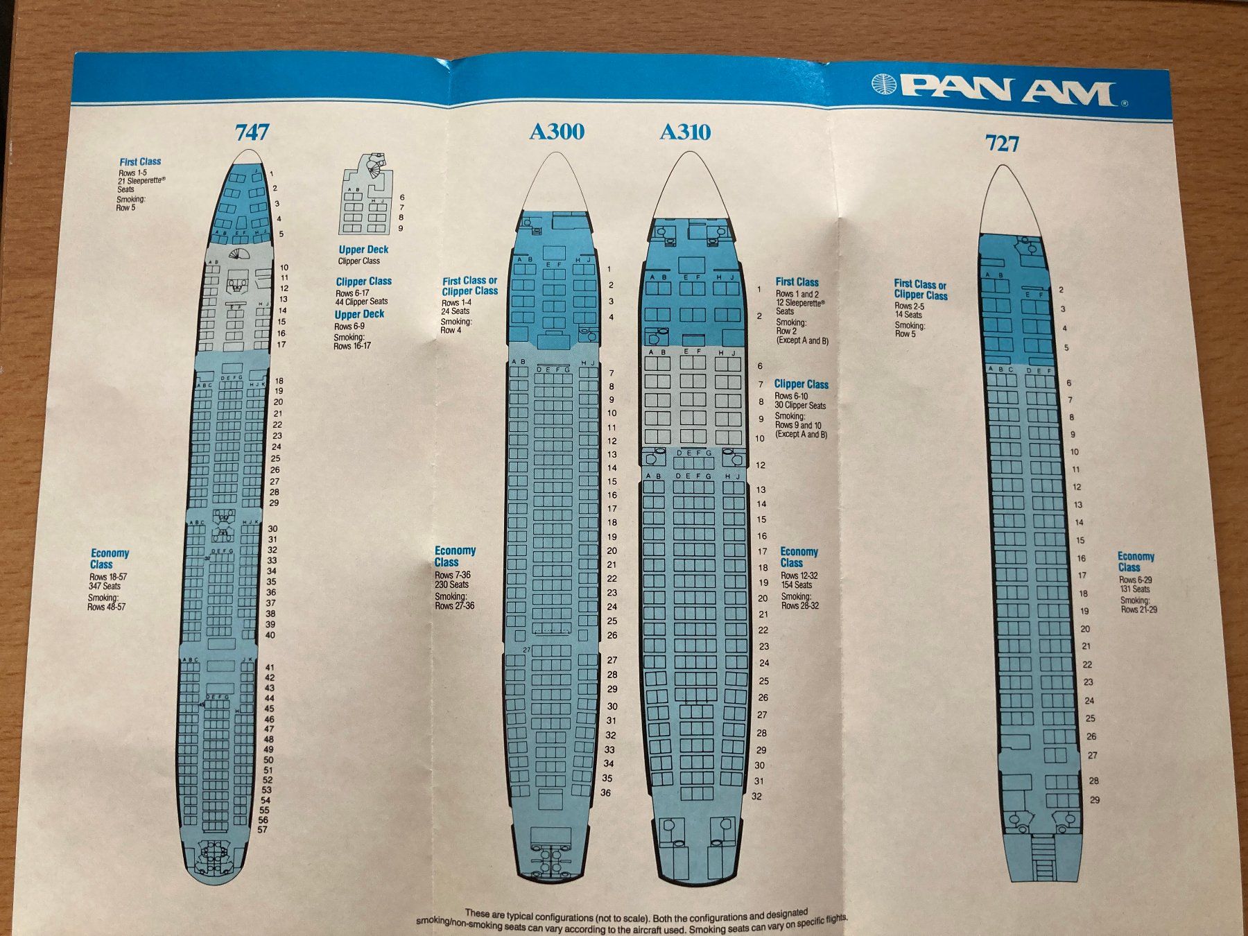 Documenti: PAN AM Seatplan – Usato da Forch venduto da Haui2 1