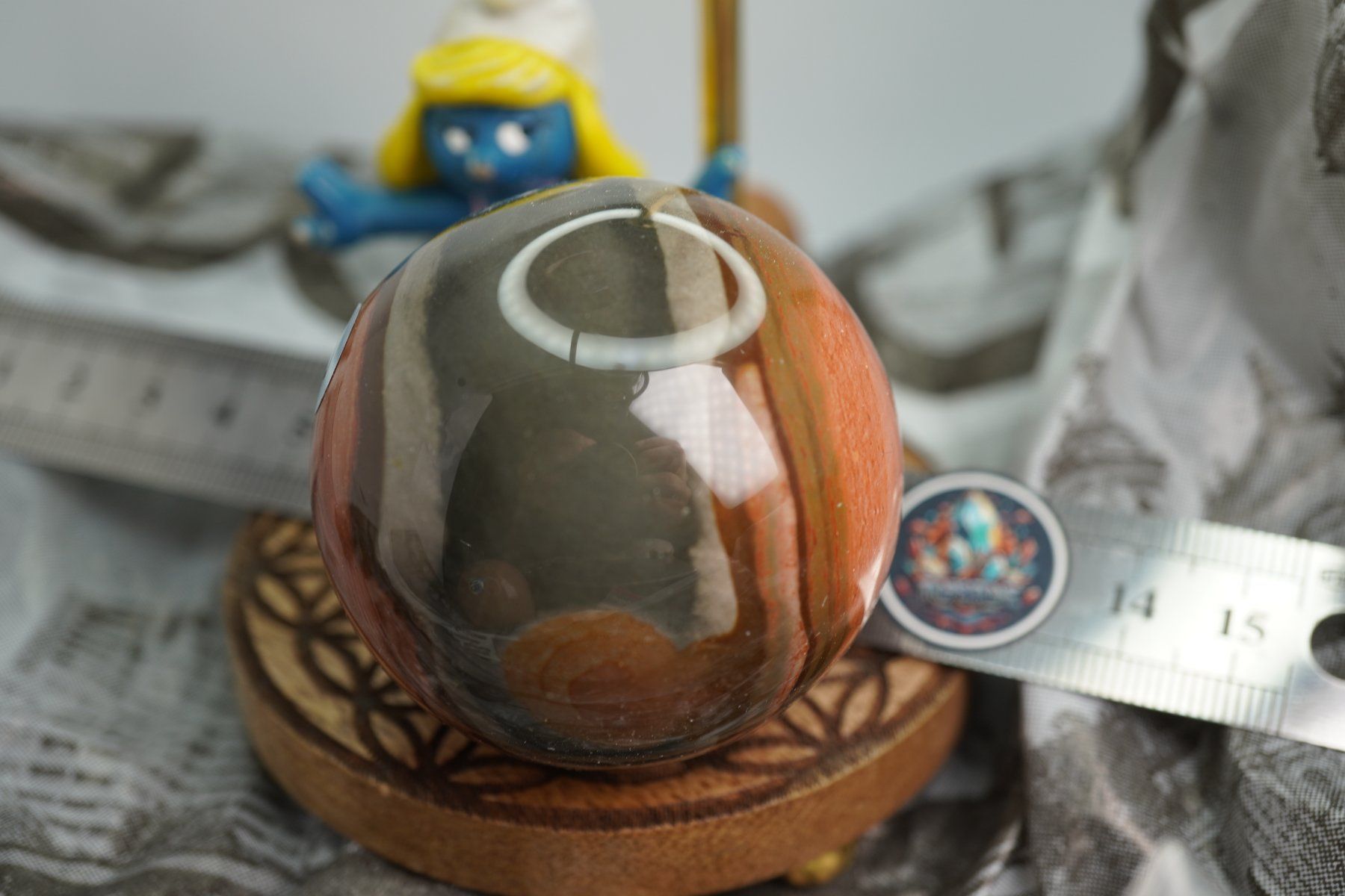 Minerali & Pietre curative: Polychrom Jasper  Kugel 50mm  Räumung Topstone  ab  10.- – Nuovo e nell'imballaggio originale da Eschenbach SG venduto da topstone 5