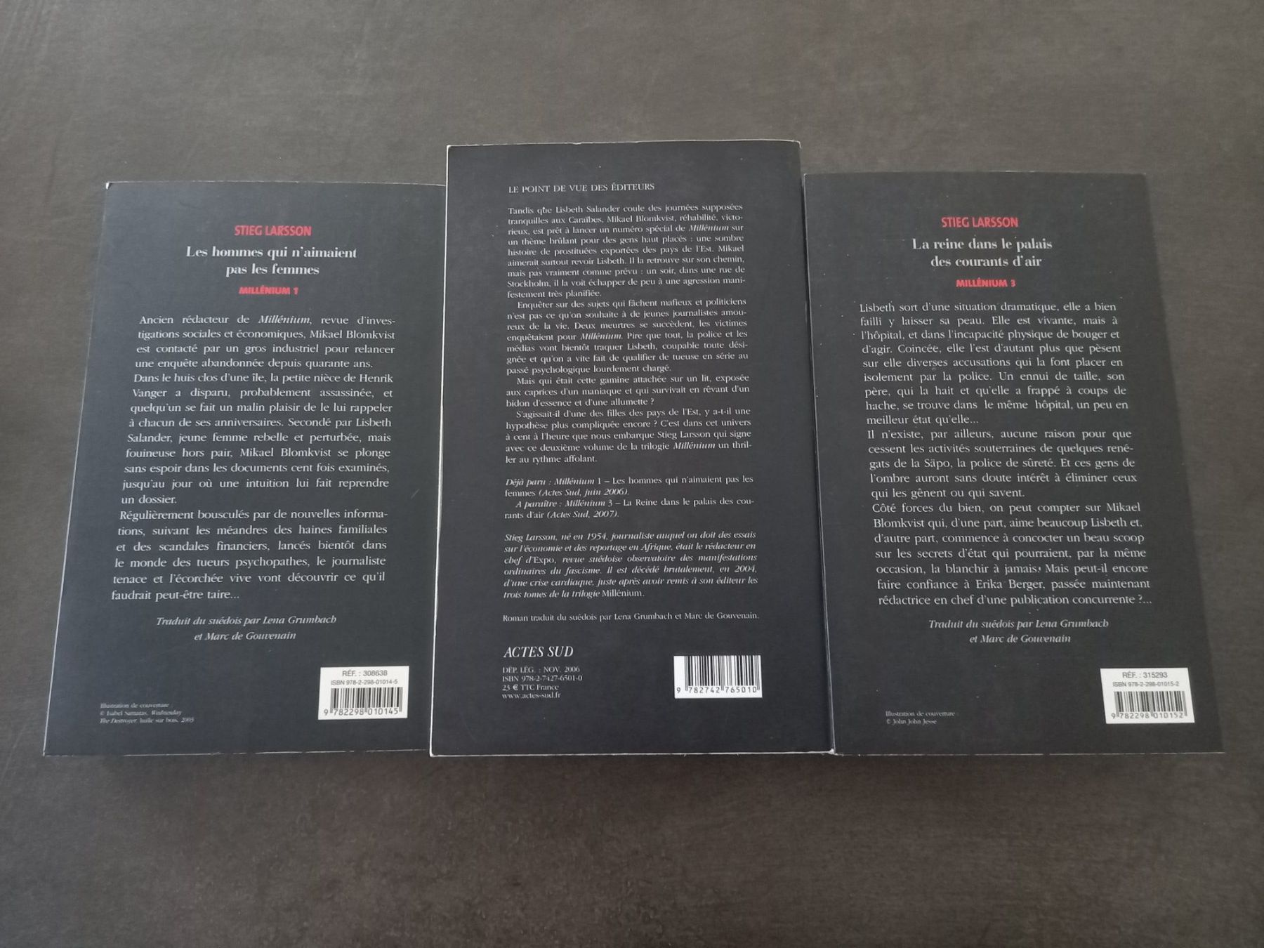 Libri: Millénium 1, 2, 3 de Stieg Larsson dès CHF 1.00 – Usato da Courtételle venduto da Chris28 1