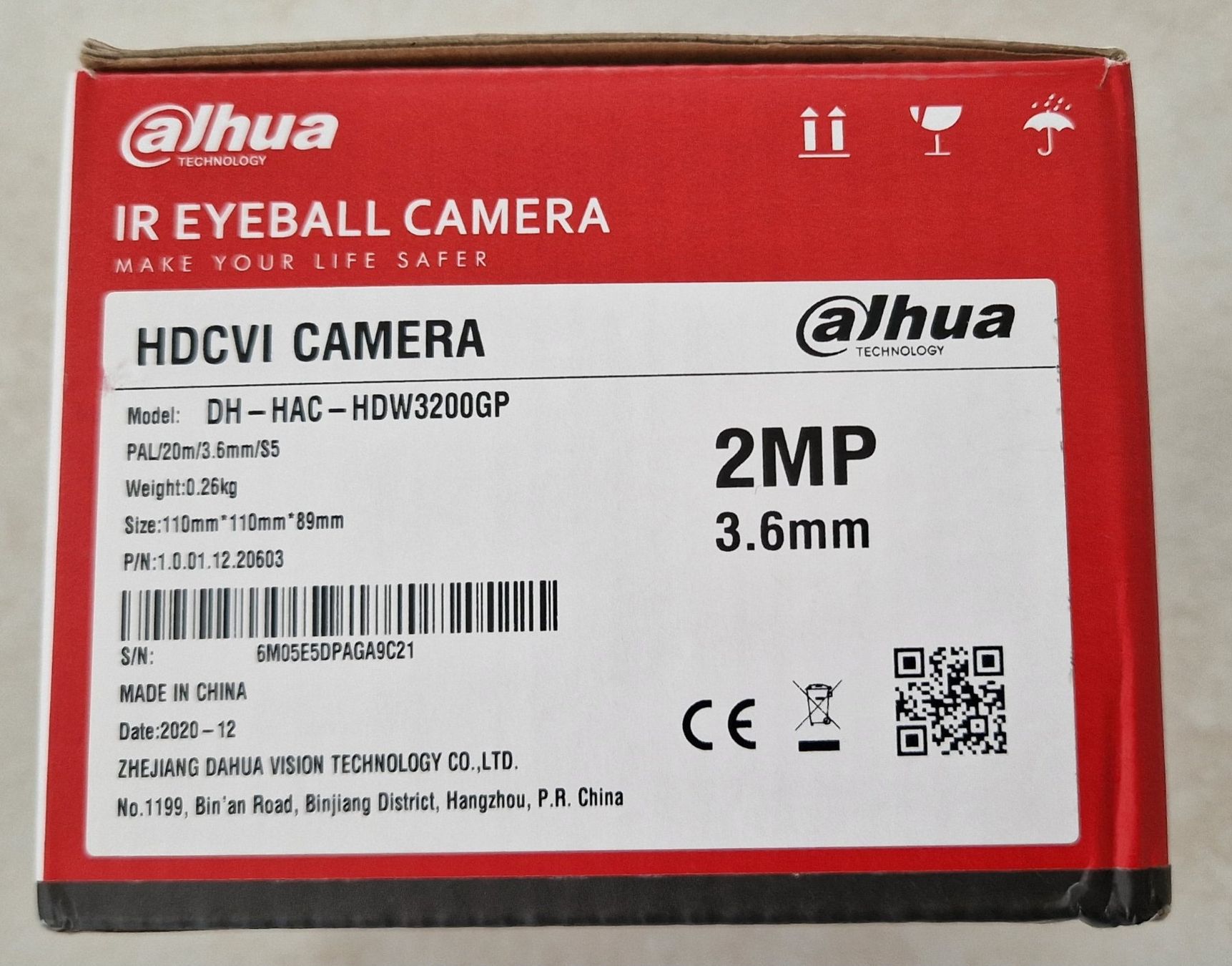 Sistemi d'allarme: *****  Dahua HDCVI Camera 2 MP – Nuovo e nell'imballaggio originale da Villaz-St-Pierre venduto da Ubid 2