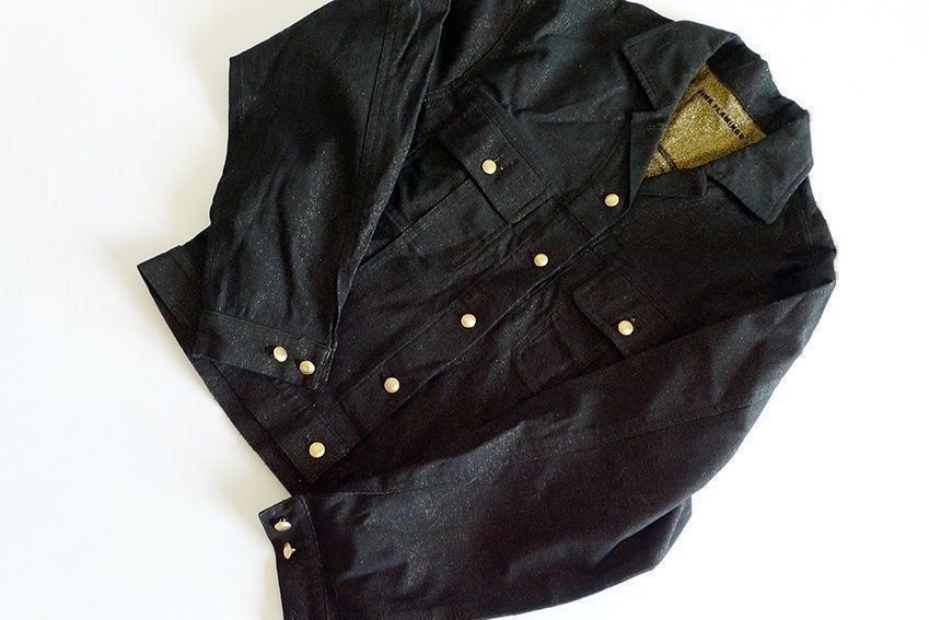 Giacche: Jacke / Blazer schwarz-gold – Nuovo (secondo la descrizione) da Zürich venduto da Supetar 2