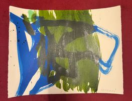 Aquarell Hand signiert Bild