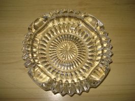 Kristall-Glas Aschenbecher, neu ungebraucht