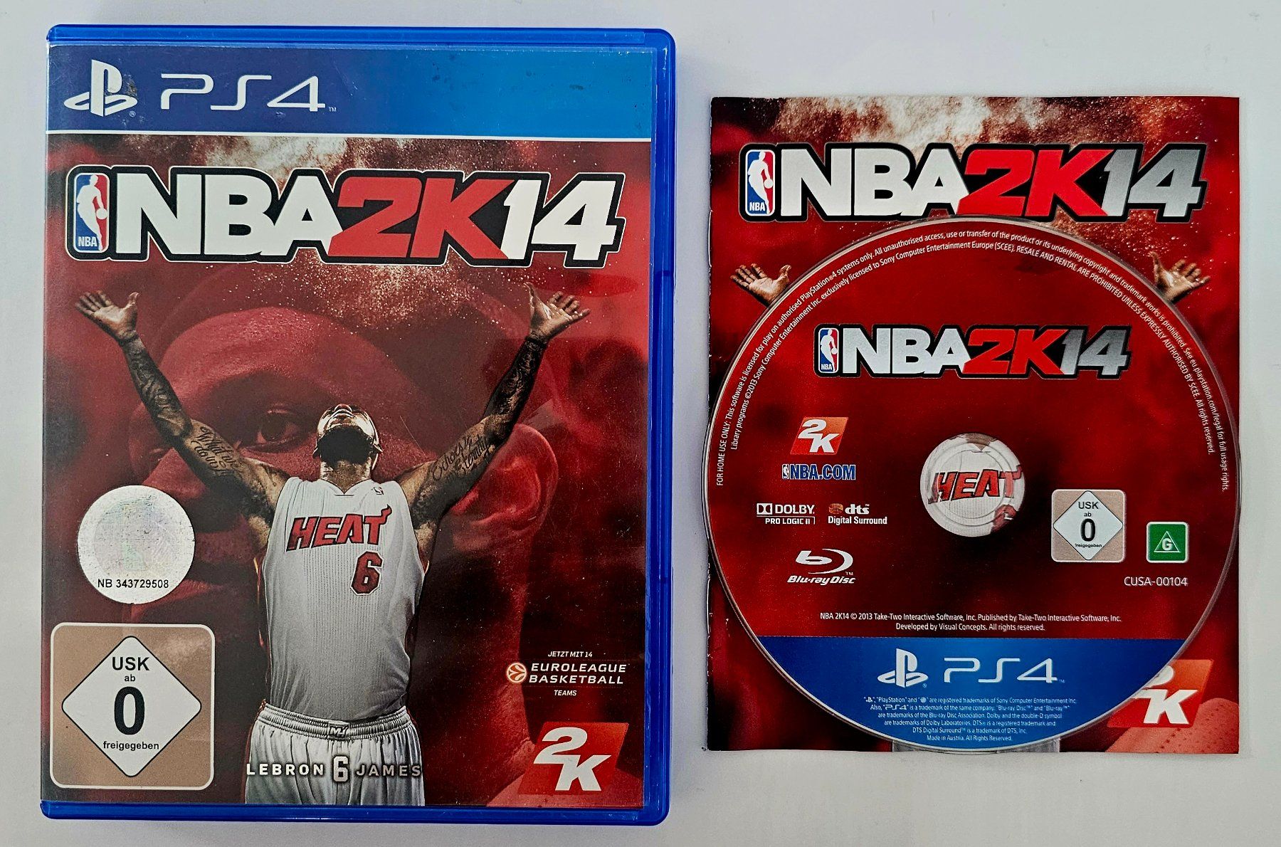 Sony Spiele: NBA2K14 (PS4) – Gebraucht aus Holziken von Miglioregamesnmore