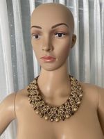 RARITÄT - edle Modeschmuck Kette mit Armband, 45+6cm