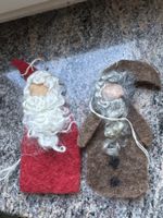Handgefilzter weihnachtsmann u.schmutzli