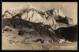AK Wildhaus, Wildhaus mit Schafberg