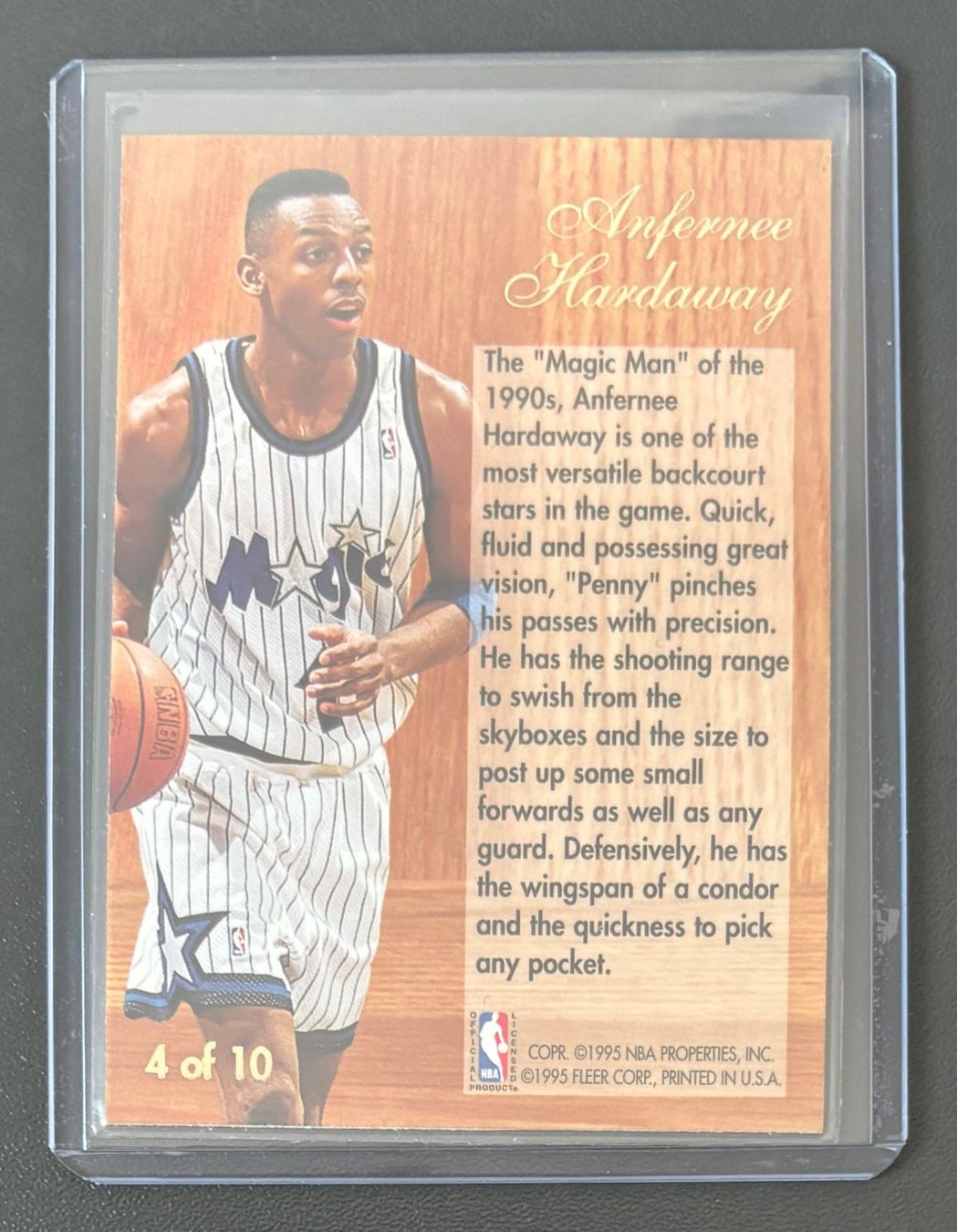 Nba Cartes à collectionner: NBA Penny Hardayway 1994 Flair Playmaker Insert Magic – Neuf (Voir description) à Muri b. Bern par winningloser 1