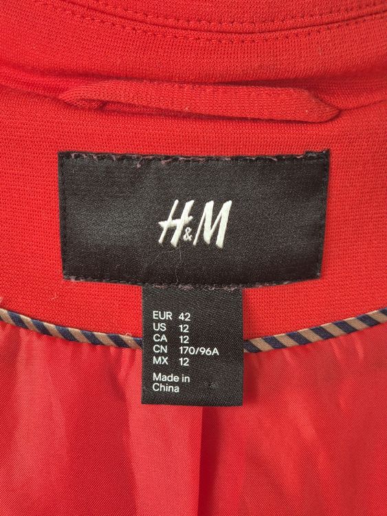 H&M Giacche: Roter Blazer – Usato da Oberbuchsiten venduto da Wilandra 2