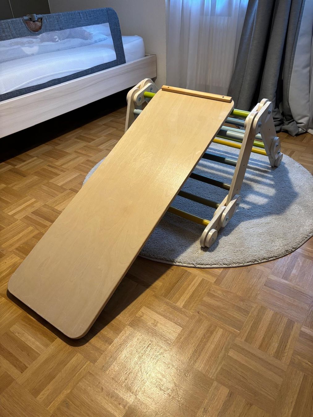 Kletterwände & Klettergriffe: Kids Triangle with Ramp, Climbing Frame Set – Gebraucht aus Baar von IsabelaSaavedra2020 2