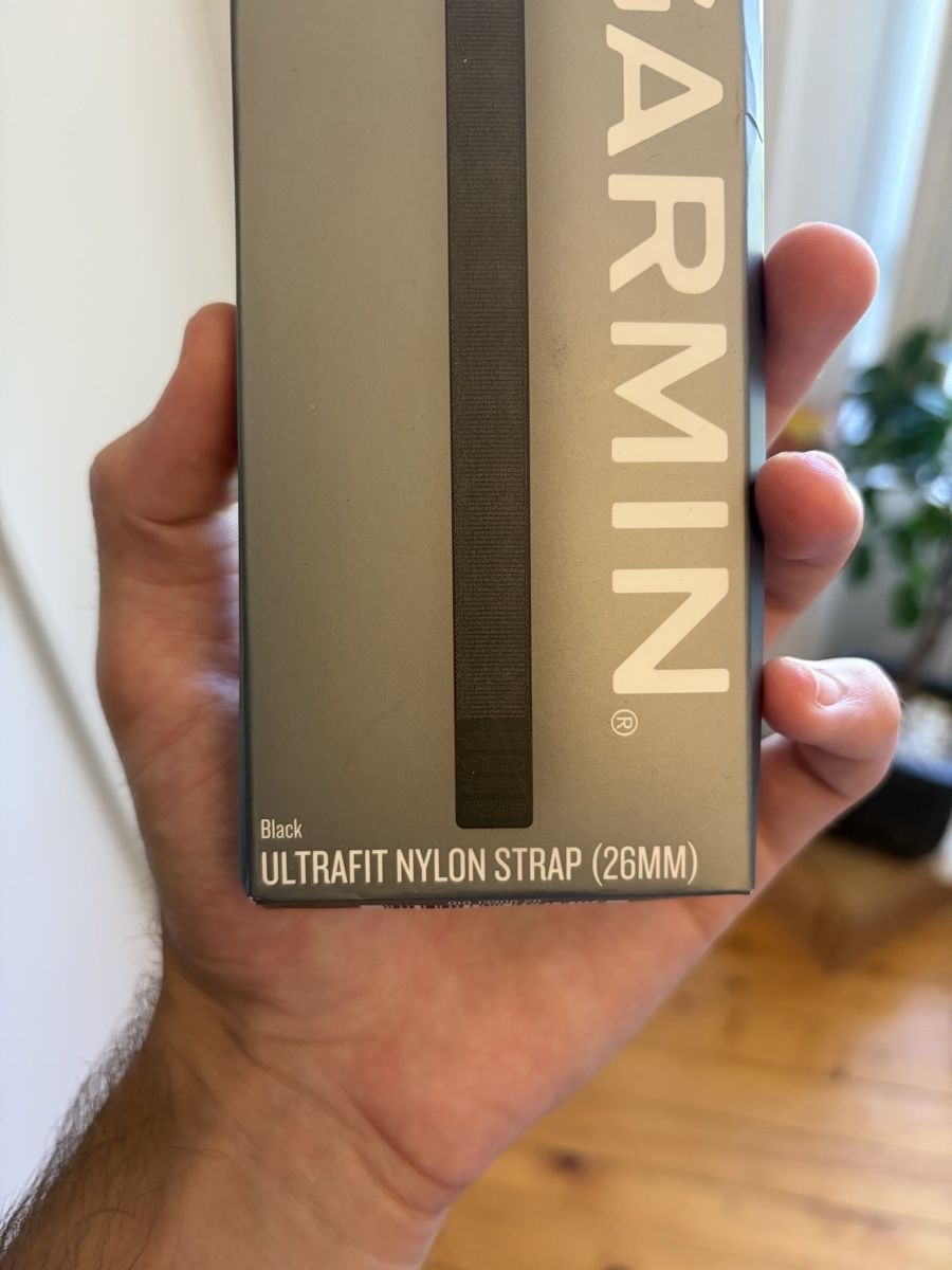 Armbänder & -reifen: Bracelet nylon pour Garmin – Neu und originalverpackt aus L’Isle von MaxCurrat 1