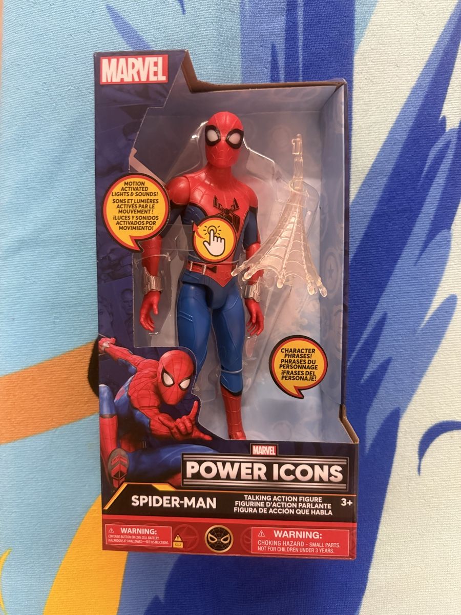 Marvel Giocattoli: Marvel: Power Icons - Spider-man action figure – Nuovo e nell'imballaggio originale da Ecublens VD venduto da charliecinquillo