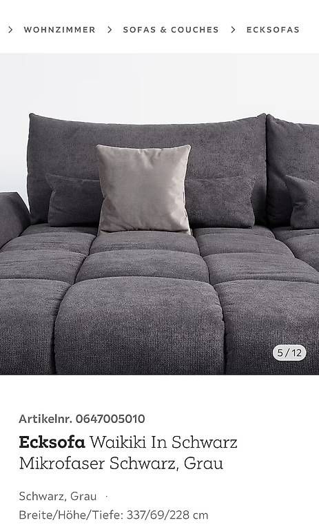 Sofas: Neuwertiges Ecksofa – D'occasion à St. Gallen par and_nr2n 1