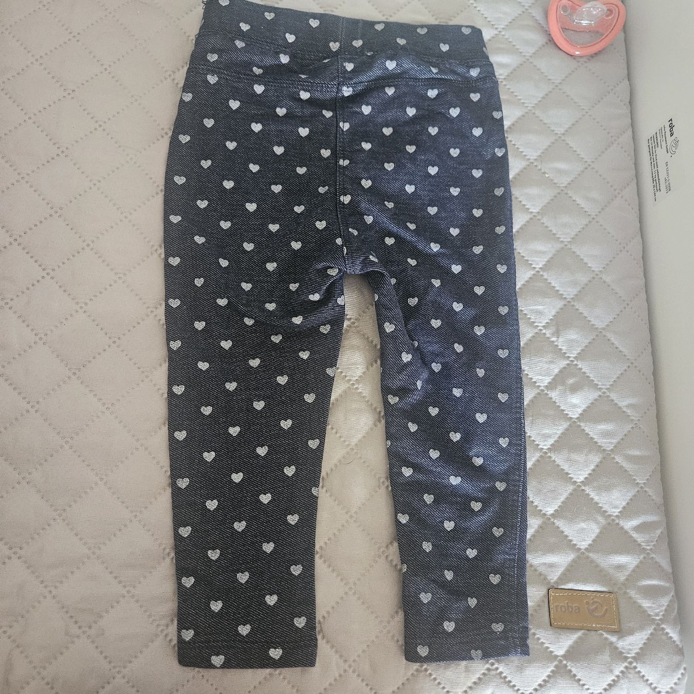 Hosen: Leggings mit Herzen, Grösse 80 – Neu (gemäss Beschreibung) aus Herrliberg von daki0017 1