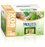 Ökowindel Moltex nature no.1 Windeln, Midi 4-9 kg, 80 Stück