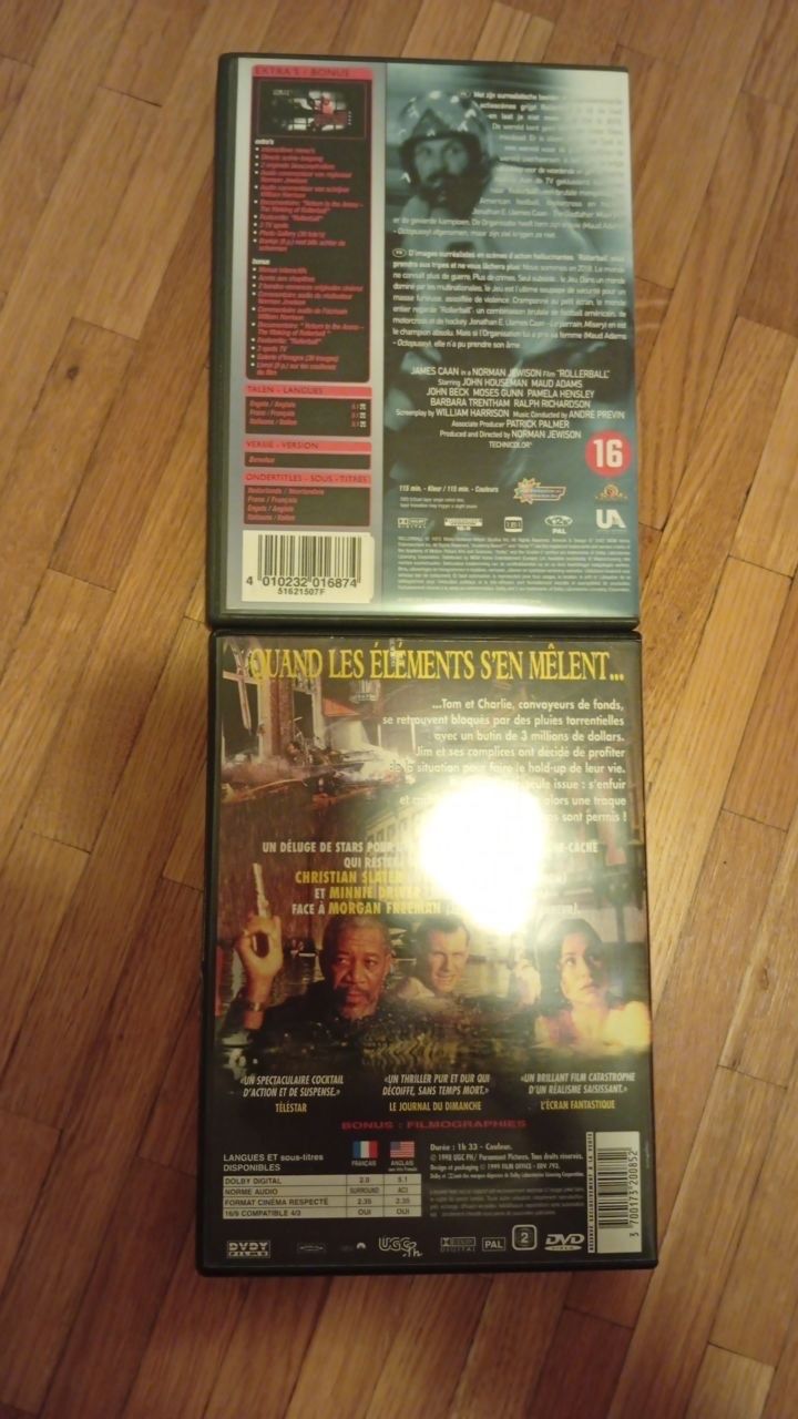 Tutti i DVDs: Boîtes de DVD "Pluie d enfer" et "Rollerball" – Usato da Gland venduto da M_marc 1