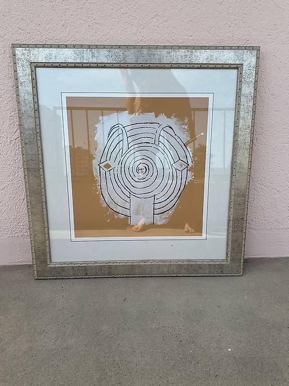 Foto & Immagini: FRAMED ABSTRACT WALL ART (CIRCA 85 X 85CM) – Usato da Zürich venduto da James_Kr 1