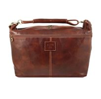 Reisetasche Leder Tuscany - Farbe: Braun