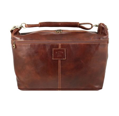 Reisetasche Leder Tuscany - Farbe: Braun