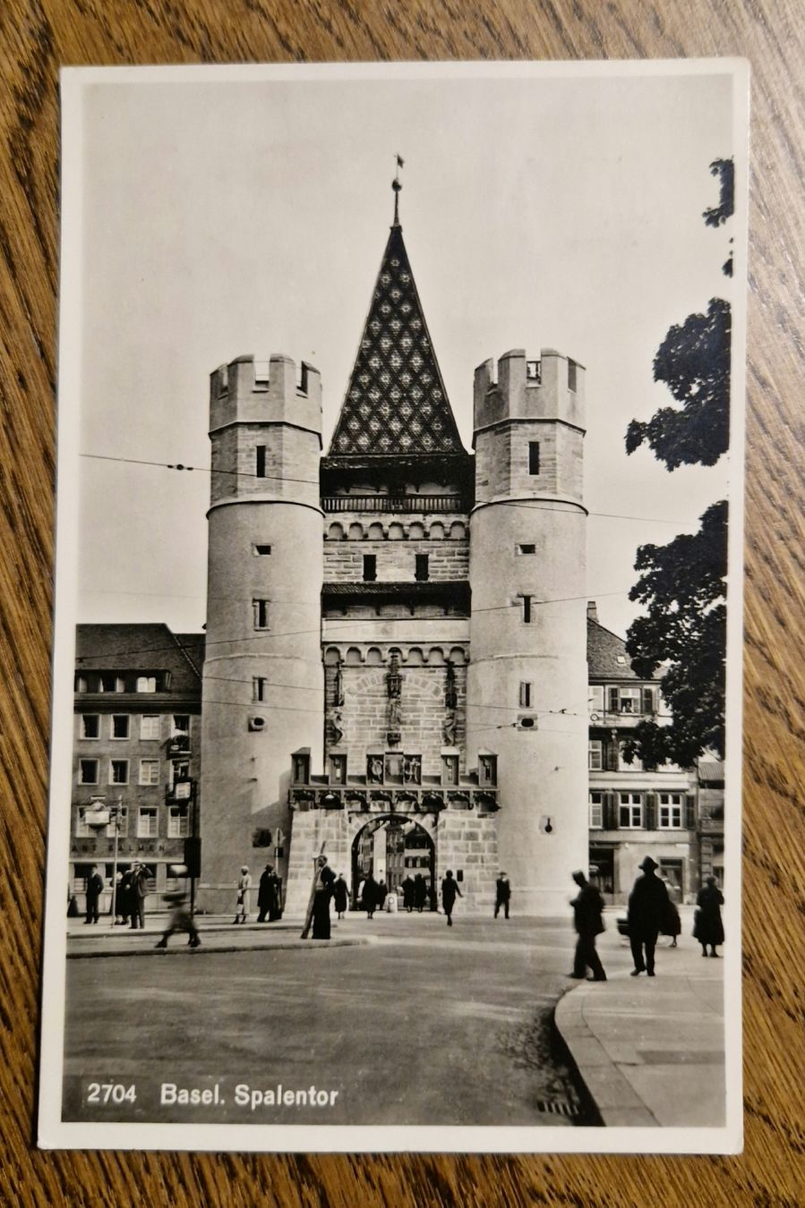 Cartoline postali: Basel Spalentor 1935 – Usato da Ebikon venduto da Donar50