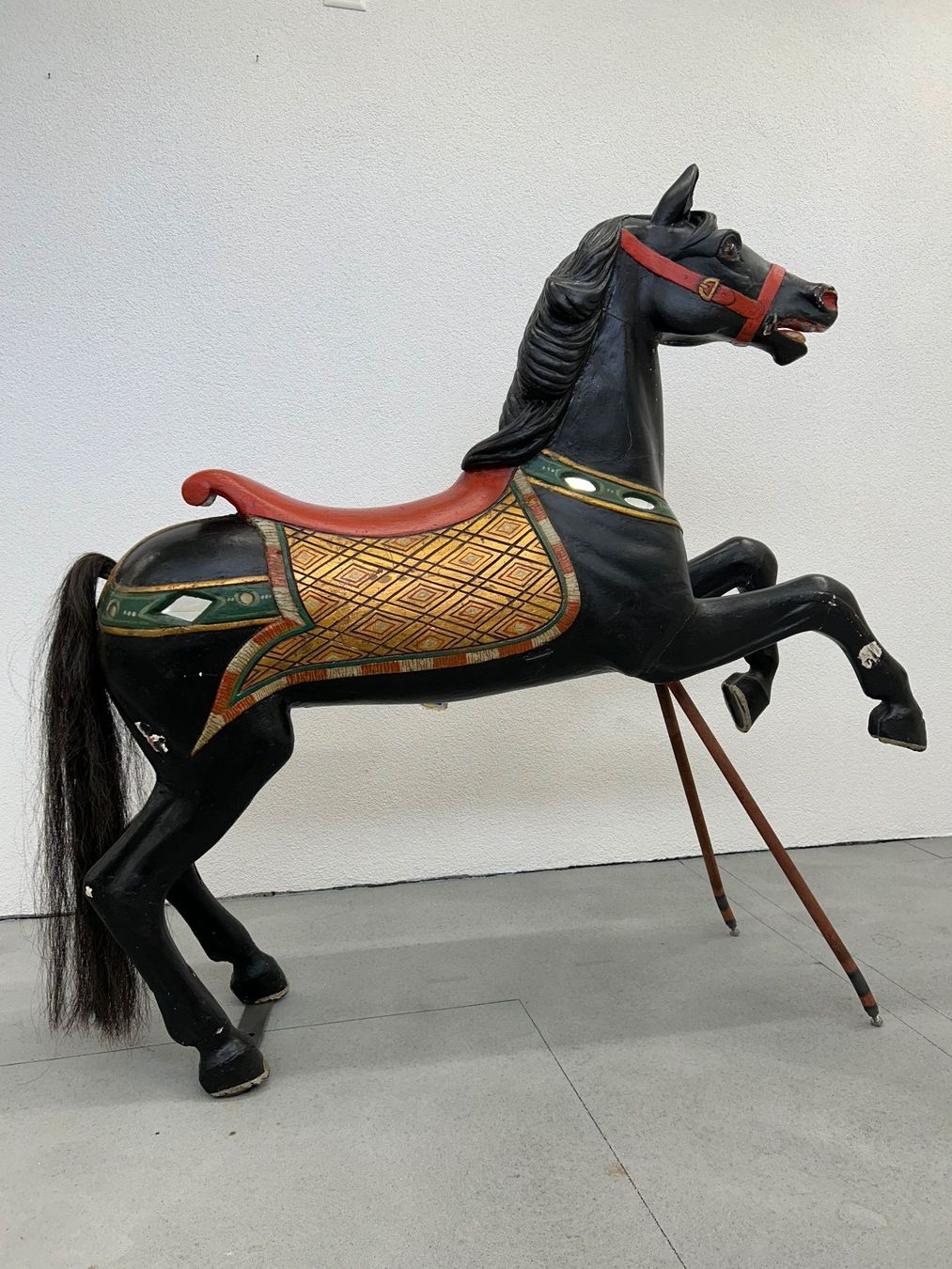 Statuette: Karussellpferd Karussellrössli Rössli Pferd – Usato da Niederried b. Interlaken venduto da Zg777 1