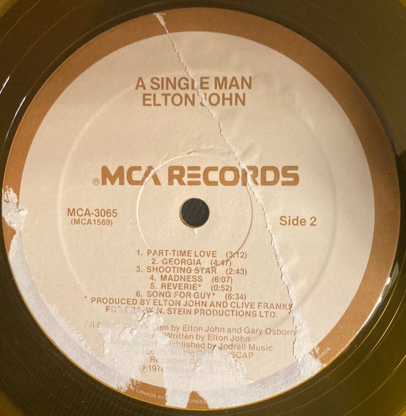 Dischi in vinile: ELTON JOHN - A SINGLE MAN – Usato da Poliez-Pittet venduto da Newtown-Records 6