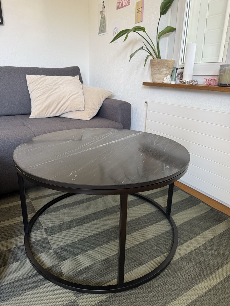 Tische: Runder Marmor-Couchtisch  – Gebraucht aus Baden von leo_wht9